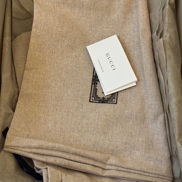 size 41G - GUCCI White Beige GG SUPREME SLINGBACK PLATFORM Sandals - Picture 7 of 7